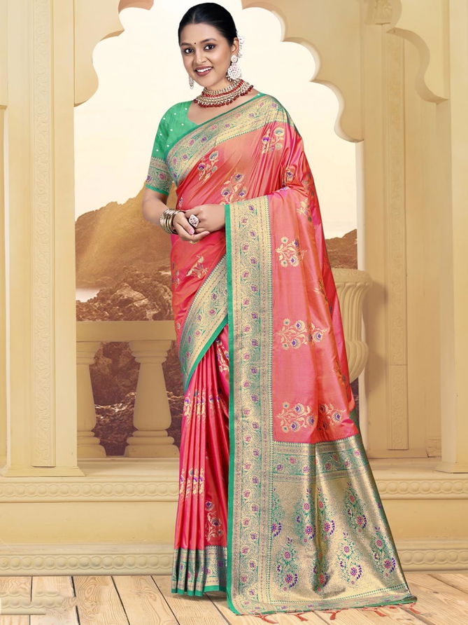 Rose Valley Silk 02 By Bunawat Designer Festival Wear Saree Suppliers In India